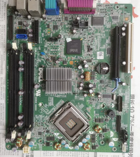 DELL760电脑小机箱主板，不知好坏，按...