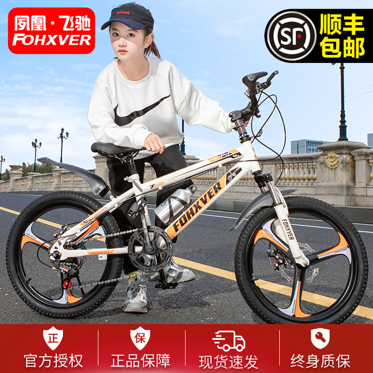 夙凰儿童自行车单车女孩中大童男孩山地脚踏车...