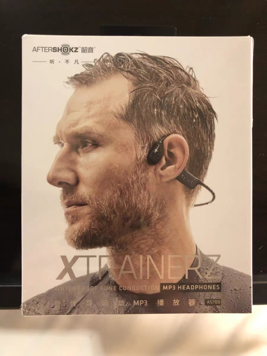 韶音as700骨传导游泳全防水运动耳机mp...