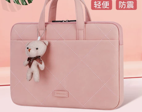 【狂欢价】好看的手提电脑包女15.6寸适用...
