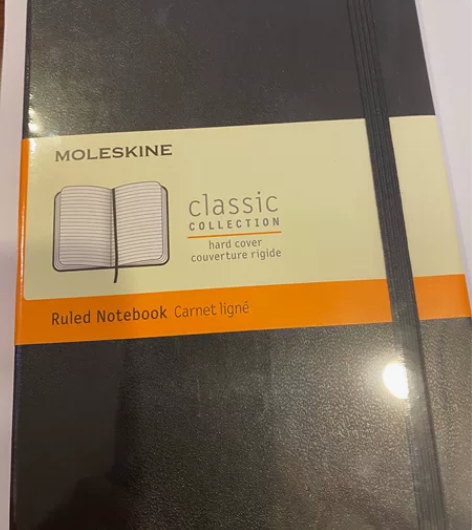 MOLESKINE横线笔记本黑色 全新未拆...
