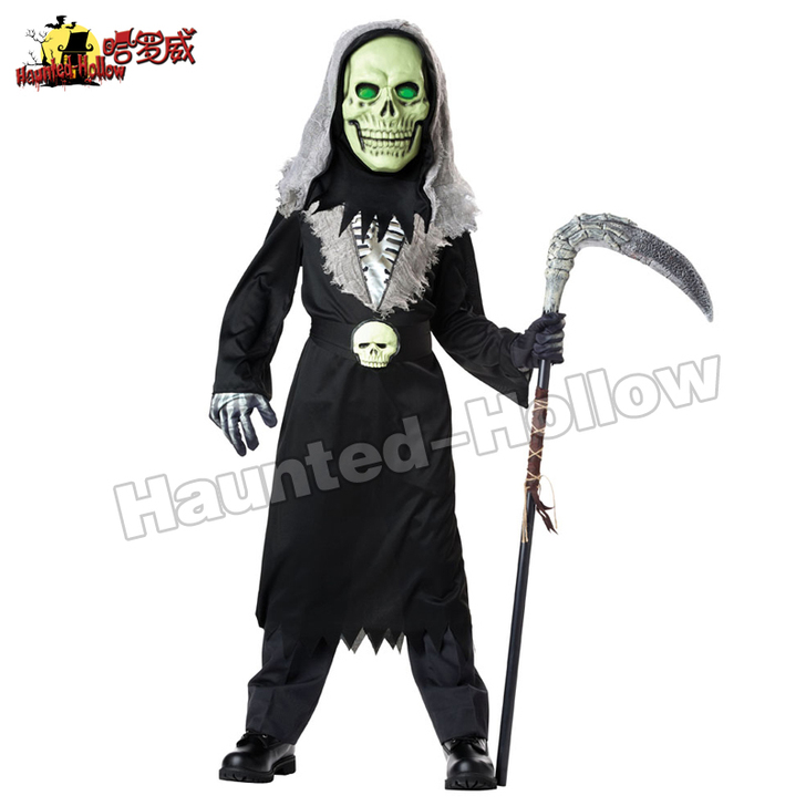 哈罗威万圣节儿童cosplay服装舞会装扮...