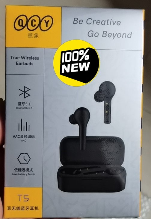 全新耳机qcy t5 蓝牙耳机 两种包装，...