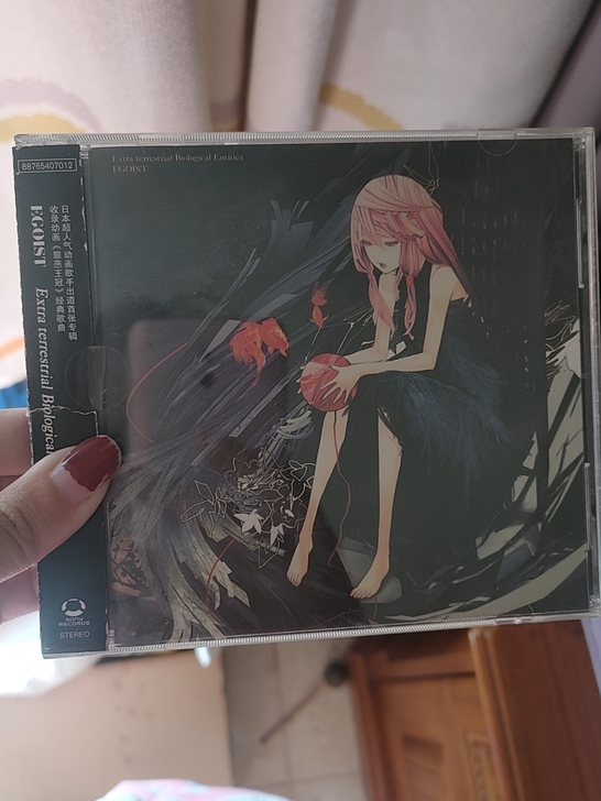 EGOIST亚马逊购入正版国内引进版碟，侧...