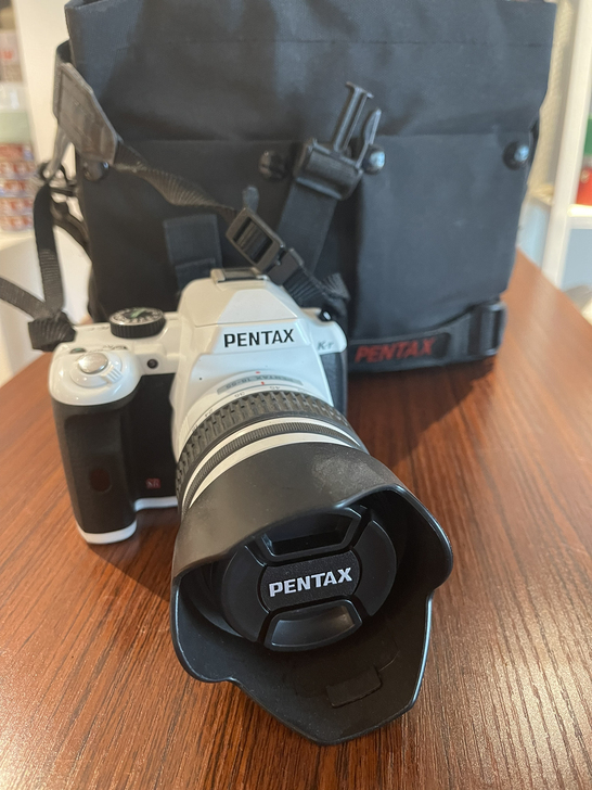 宾得单反相机！绝版Pentax Kr纯白色...
