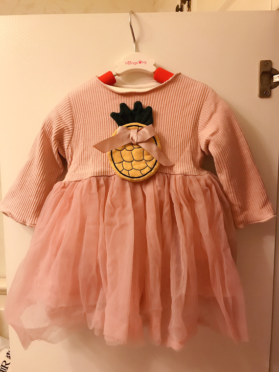 女童女宝宝冬季加绒连衣裙80码包邮