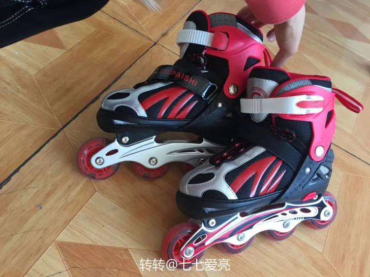 贵派仕轮滑鞋，没滑过几次，九成新，在唯品会...