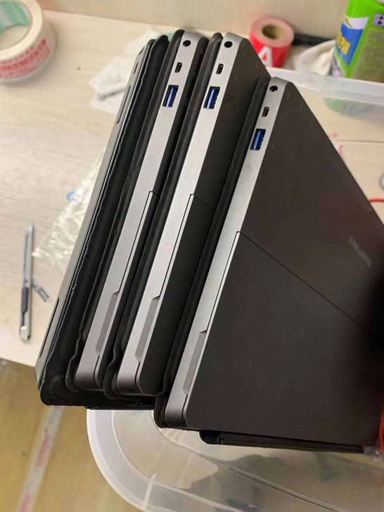 六台台电x3plus平板电脑