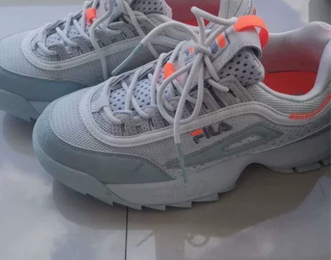 FILA 斐乐女鞋低帮休闲鞋，38.5码 ...