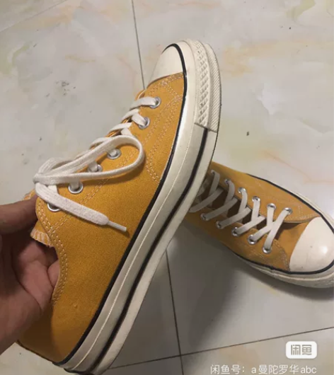 匡威42.5码帆布鞋，9新 感兴趣的话点“...
