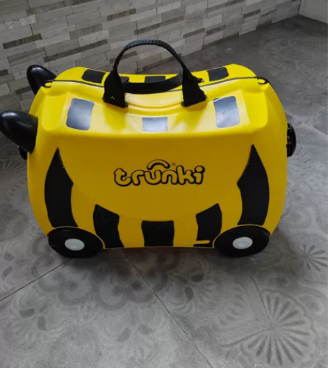 TRUNKI 儿童卡通行李箱 幼儿可骑抽乘...