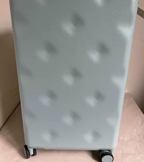 不莱玫行李箱22plus圆点纹巧克力灰绿色...