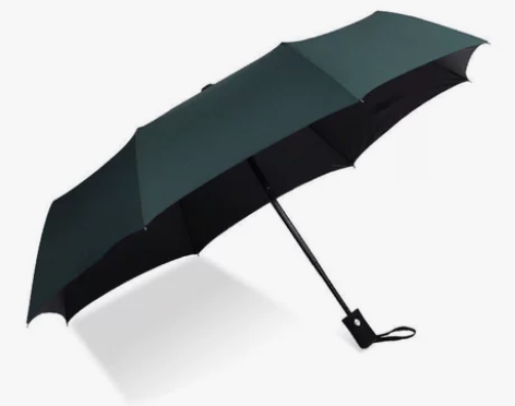 ?定制logo晴雨两用UV黑胶手动广告伞纯...