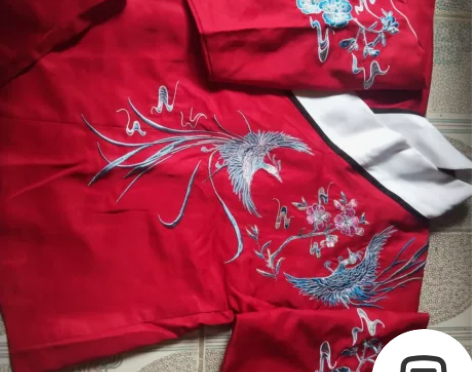 艺缕原创正品汉服鸾凤 秋冬款袄裙 L码九成...