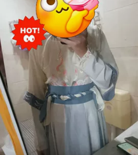 千韵岗夏熙原创汉服女春夏中国风坦领三件套半...