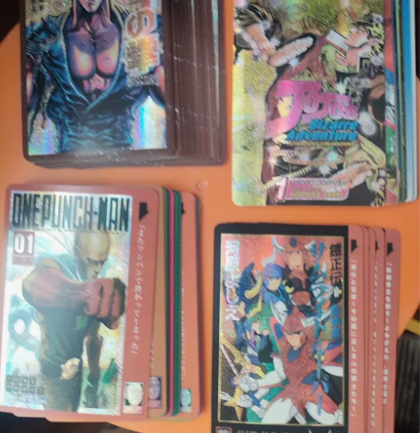 早期一拳超人、JoJo、铠传、北斗神拳卡，...