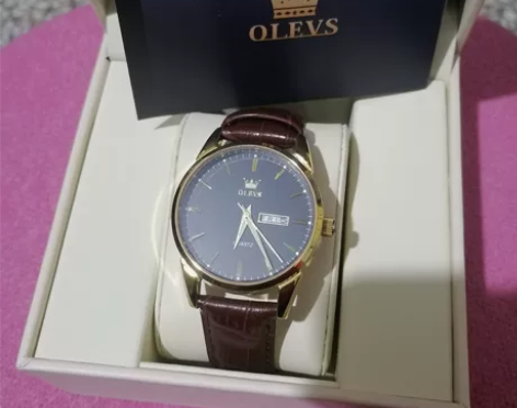 手表手表手表，OLEVS 欧利时瑞士﹣棕皮...