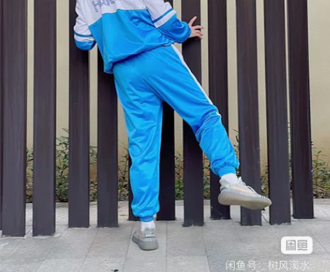 全新惠高初中部校服,金光绒滑料校服,蓝白校...