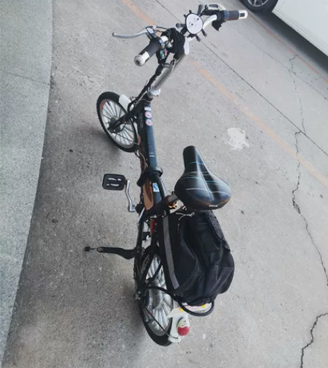 台铃折叠代驾电动车，改的双电配置，一个在大...