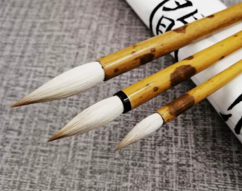 正品草帽崔毛笔兼毫笔欧楷隶书楷书颜体专用