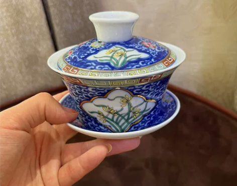 景德镇早期库存老厂货瓷器，手绘大清宣统年制...