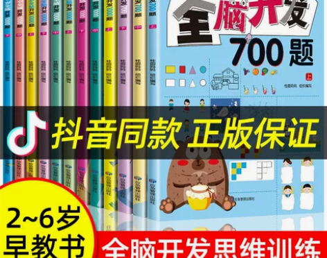 全脑开发1000题 全脑开发700题 儿童...
