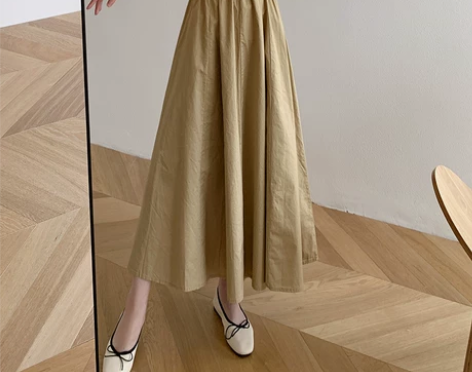 适合胯大腿粗到脚踝裙子中长款高腰半身裙女a...