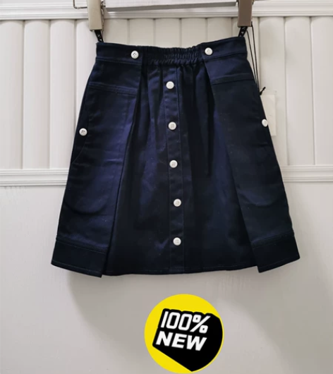 IDPAN童装女童半身裙学院风，全新110...