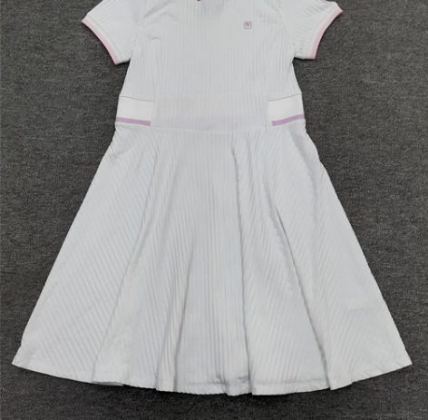 全新Fa斐乐 大童连衣裙夏新款女大童洋气冰...