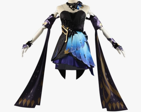 【次元依】现货原神cos服刻晴霓裾翩跹co...