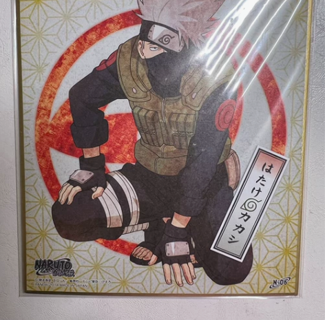 出卡卡西色纸，捆p2两个星河动漫吧唧 可直...