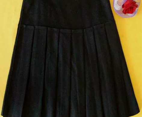 多款全新冬简约气质毛呢百搭半身中裙百褶裙 ...