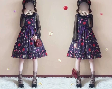 正品猫圆原创洋装『恋爱平安』Lolita洛...