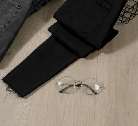 紧身小脚铅笔加绒牛仔裤女2022秋冬新款高...