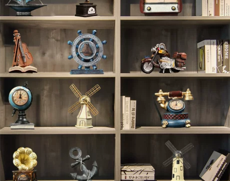 饰品装饰装饰欧式复古摆件留声机创意家居客厅...