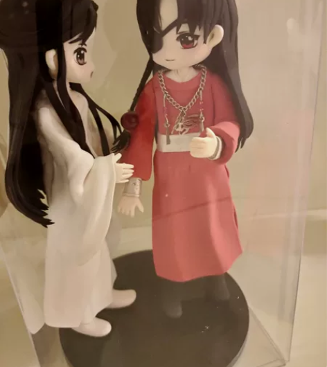 超轻黏土手办，天官赐福花怜一对，材料:小哥...