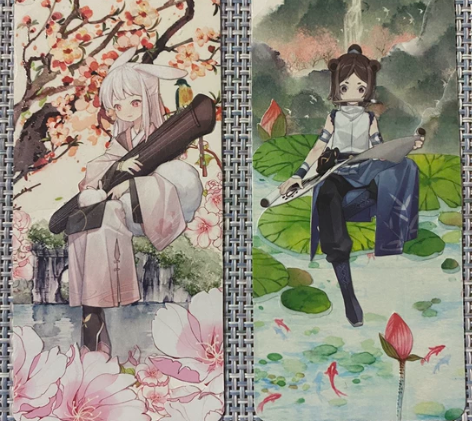 接拼贴自制小卡明信片手账日记本书签 接拼贴...