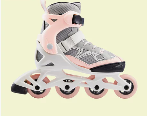 迪卡侬溜冰鞋儿童初学者轮滑鞋女童男童滑冰鞋...