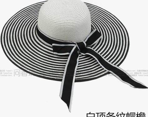 9.9成新大檐沿草帽子遮阳帽女士夏天韩版潮...
