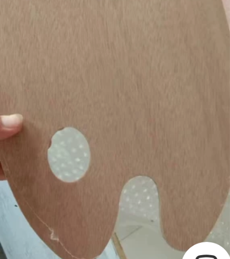 全新木质带手握椭圆形调色板油画方形调色板丙...