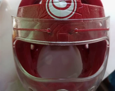 空手道，跆拳道，锻炼身体头盔二手，有一点点...