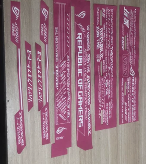 华硕ROG太阳神机箱翻毛皮镜面灯板台式机水...