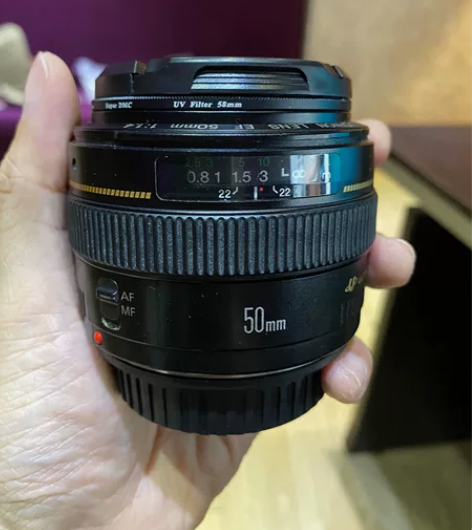 佳能50 1.4，光圈镜头。 用不上了，出...