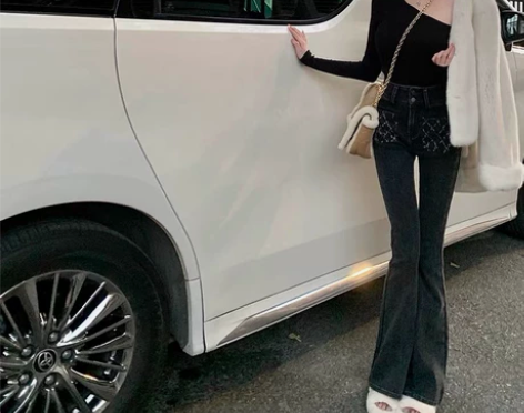 Wuuus腿型修正机你会穿很久 高腰微喇牛...