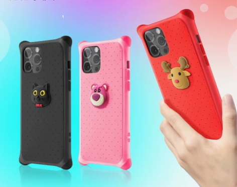 Bone卡通公仔13手机壳适液态硅胶全包防...