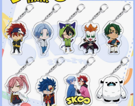 【15元4个！包邮！】无限滑板周边亚克力钥...