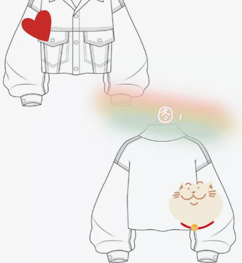 服装ai款式图，取图5—10元一张；文件稿...