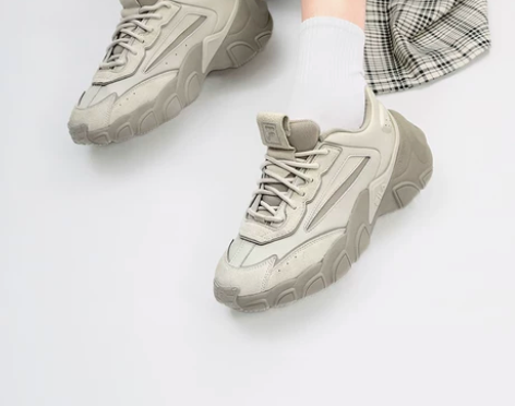 FILA 斐乐官方运动鞋厚底缓震跑步鞋鲨鱼鞋