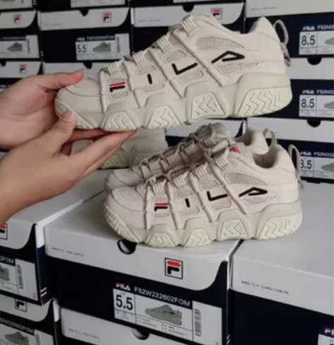 FILA 斐乐情侣老爹鞋复古篮球鞋面包鞋 ...