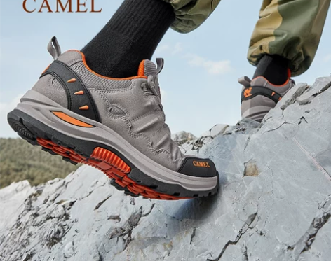 骆驼鞋 运动鞋登山鞋男士2022秋冬新款透...